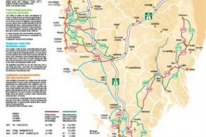 Tips for safe cycling - Map/poster